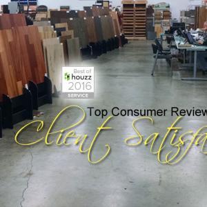 Client Satisfaction award Simple Floors PDX