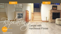 Replacing Carpet With Hardwood Floors – Before & After