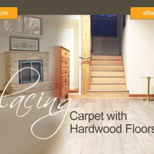 Replacing Carpeting with Hardwood Floors