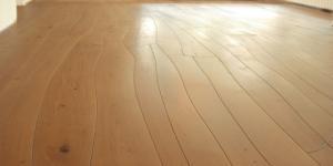 High-end custom hardwood flooring with crazy irregular wood planks