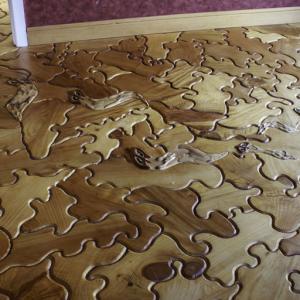 expensive custom hardwood flooring puzzle