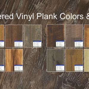 EVP vinyl flooring wood colors and styles