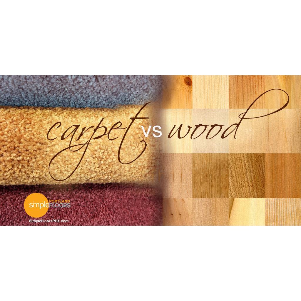 Choosing between Hardwood Flooring versus Carpeting