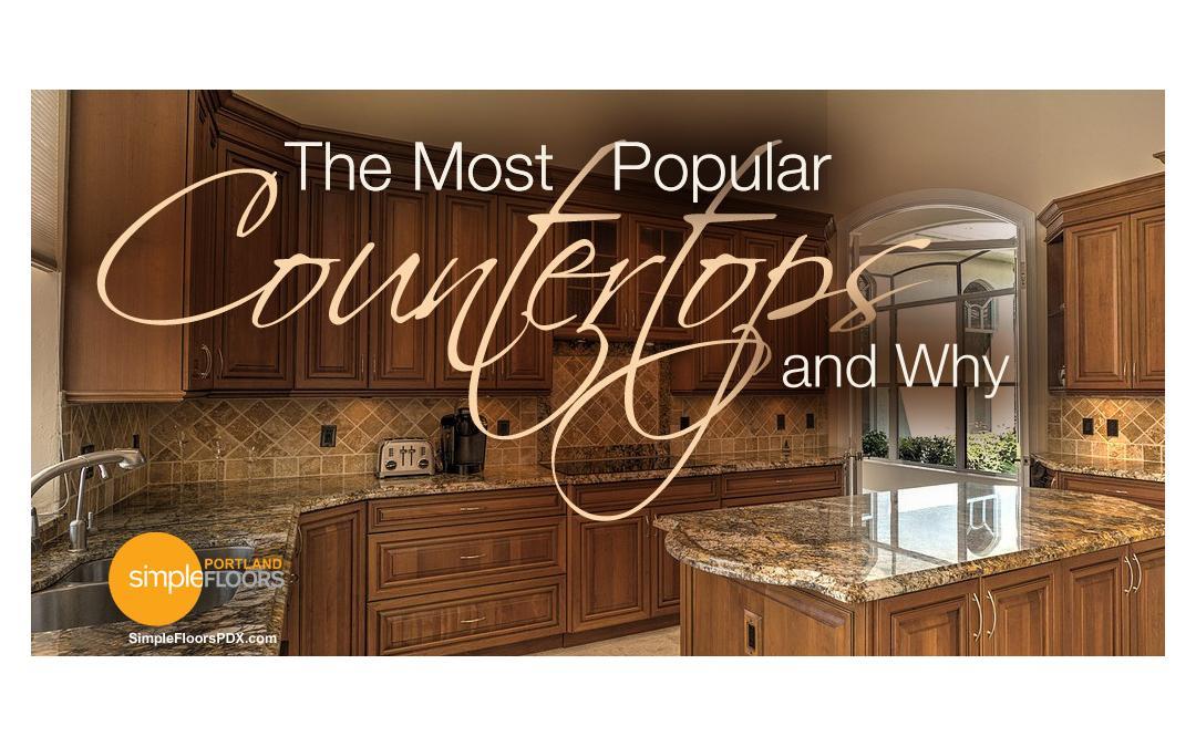 The most common types of countertops for kitchen and bathroom