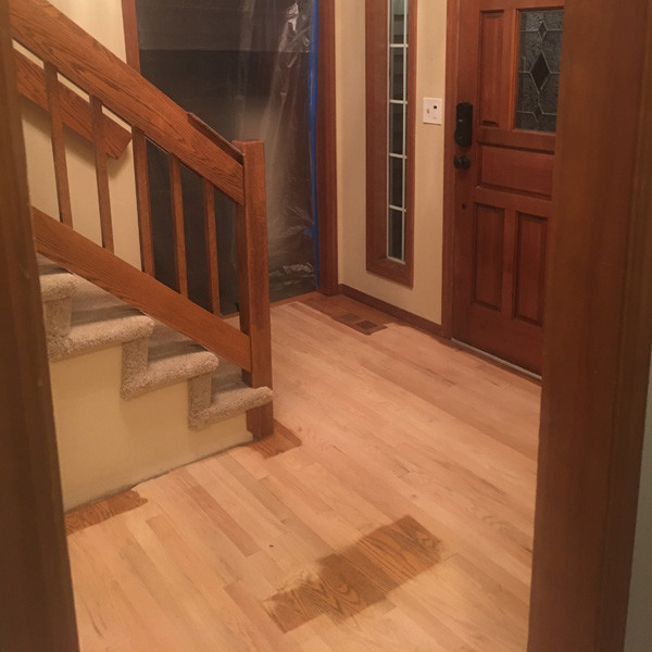 Portland Wood Floor Project During entryway