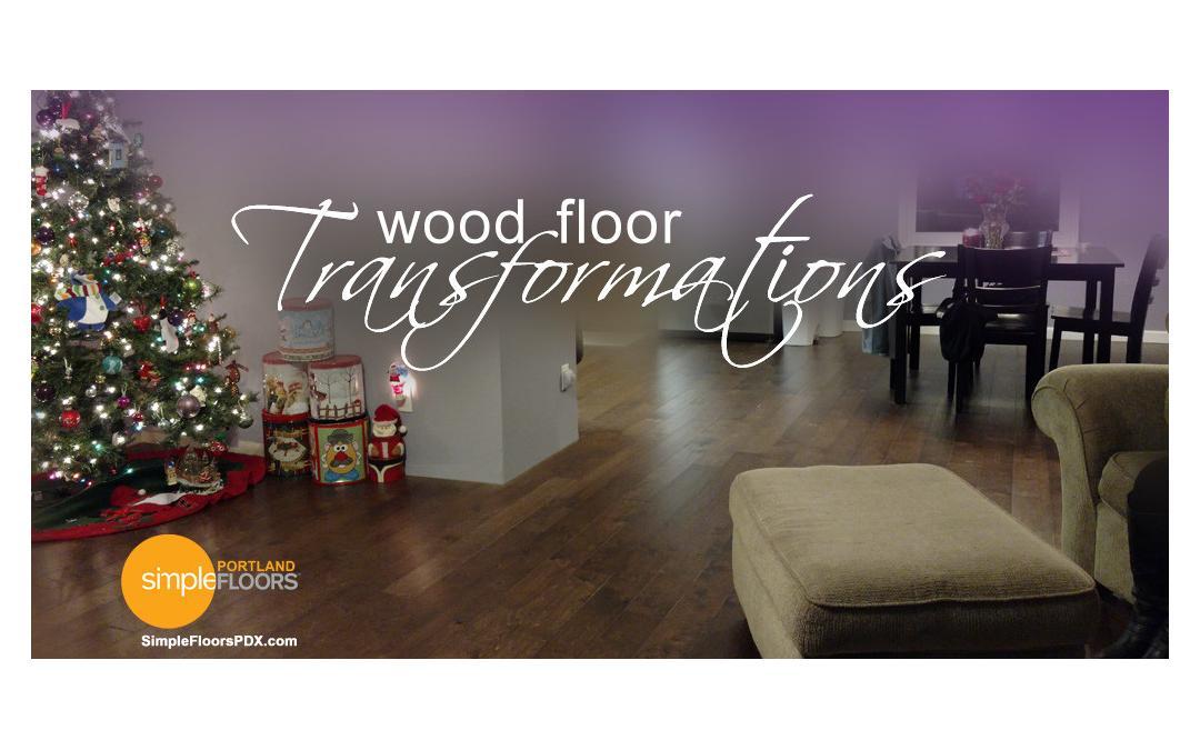 Two Portland Wood Floor Transformations