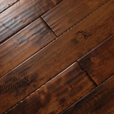 modena handscraped maple solid wood flooring