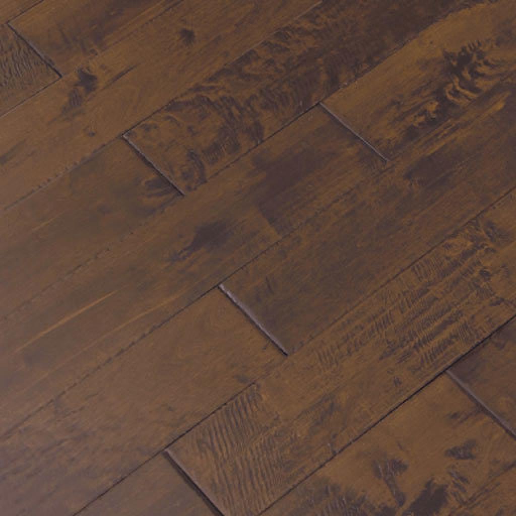 sienna handscraped maple solid wood flooring