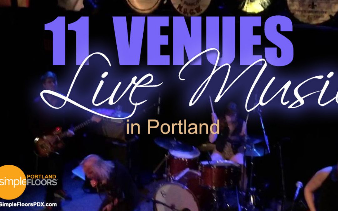 cool places for live music in PDX