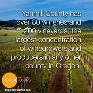 There are over 80 wineries in Yamhill County