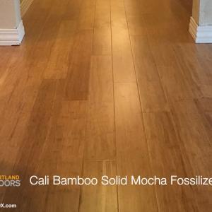 Cali Bamboo Solid Mocha Fossilized Click Floors 7/16" x 3 - 3/4"