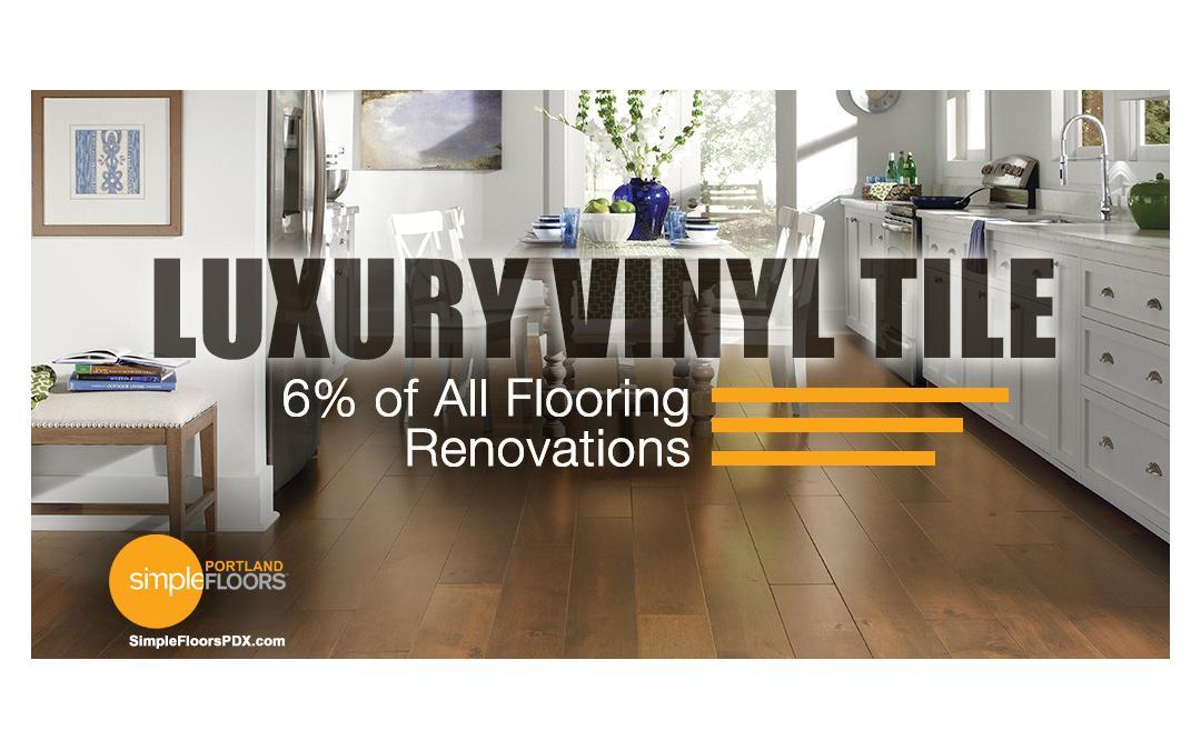 Amount of luxury vinyl tile installed in the USA