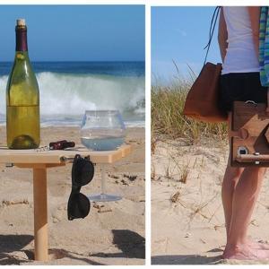 Portable Table for Wine and Beer