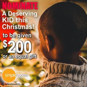 nominate a Portland child for $200 this Christmas