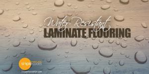 Laminate flooring that is water resistant
