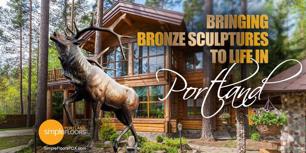 Bronze sculpture art in Portland