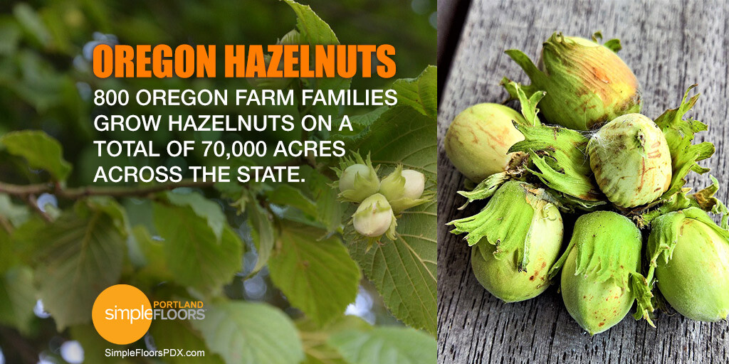 Hazelnuts are Oregon Filberts