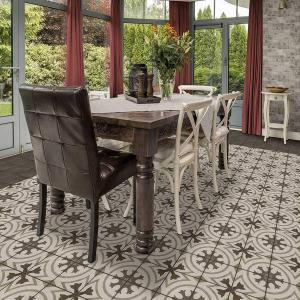 Graphic Pattern Tiles for The Dining Room