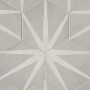 Bedrosians Allora 8.5" x 10" Hexagon Deco Porcelain Tile