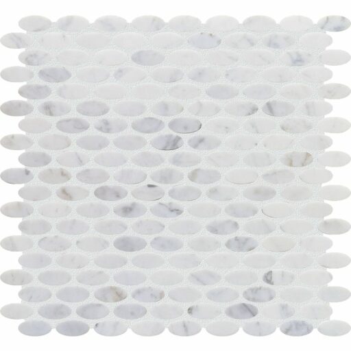 Arizona Tile - CS - Bianco Venatino Ellipse