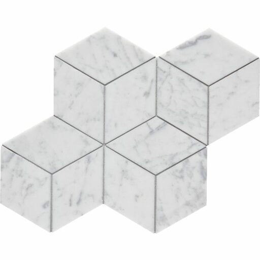 Arizona Tile - CS - Bianco Venatino Rhomboid